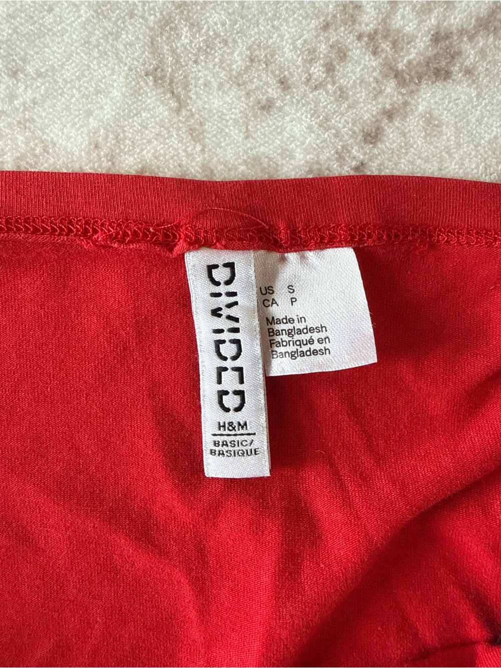 H&M Red Tube Top - Picture 3 of 3